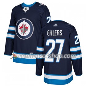 Adidas Maillot de Hockey Winnipeg Jets Nikolaj Ehlers 27 2017-2018 Navy Authentic - Homme